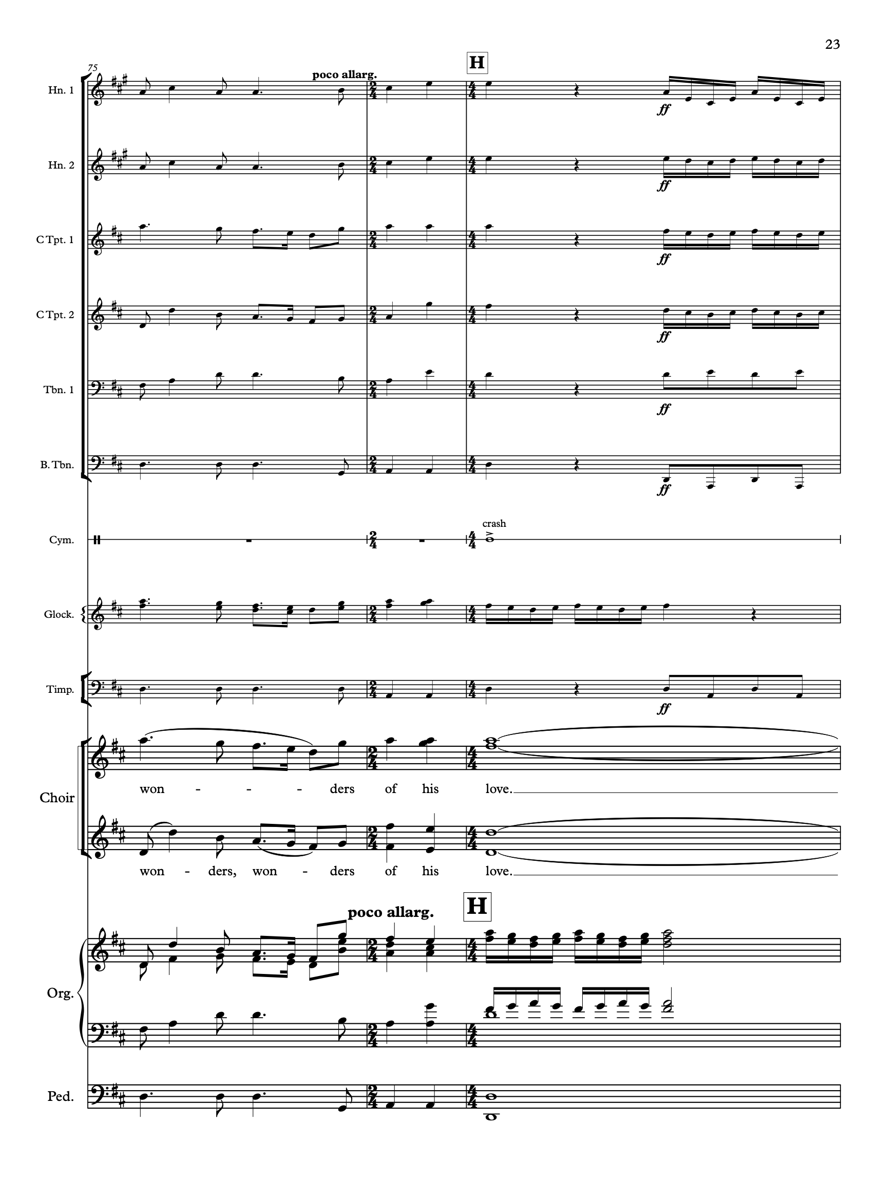 Kennerley: Joy to the world (FULL SCORE & PARTS) — James Kennerley